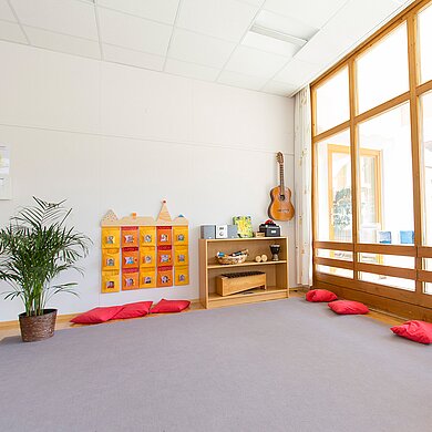 Die Krippe der Kindertagesstätte Sankt Josef in Kaufbeuren