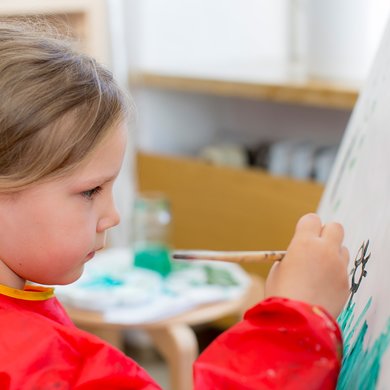 Der Kindergarten der Kindertagesstätte Sankt Josef in Kaufbeuren