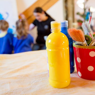 Die Krippe der Kindertagesstätte Sankt Josef in Kaufbeuren