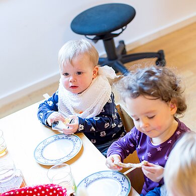 Die Krippe der Kindertagesstätte Sankt Josef in Kaufbeuren